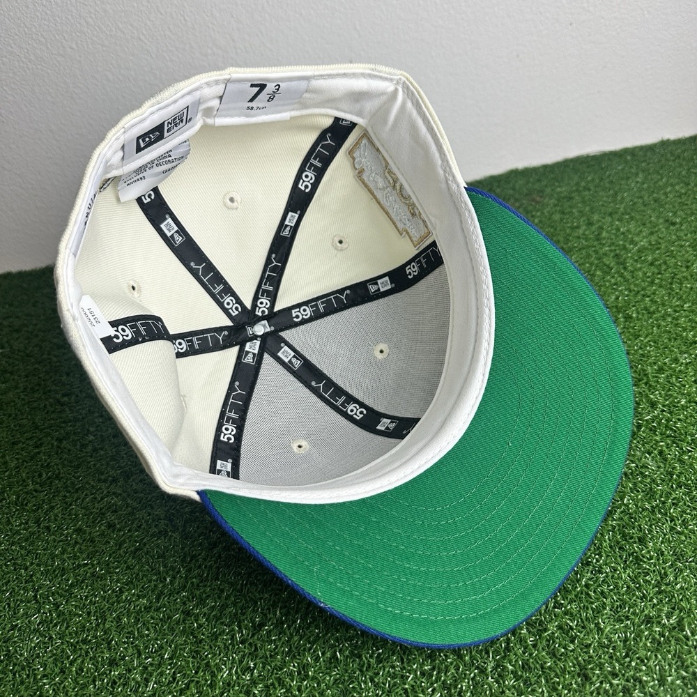 Jackie Robinson Dodgers Off White Fitted BKLYN New‎ Era Fitted SIZE 7 3/8 - Picture 3 of 3